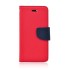 Fancy Book case για LENOVO A6000 / A6010 red-navy