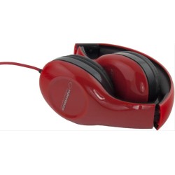 ESPERANZA STEREO AUDIO HEADPHONES SOUL RED EH138R ESPERANZA STEREO AUDIO HEADPHONES SOUL RED EH138R