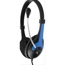 ESPERANZA STEREO HEADPHONES WITH MICROPHONE ROOSTER BLUE EH158B