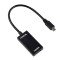 MHL (micro USB) σε HDMI 15cm, Μαύρο 18223