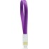 USB Cable with magnet για APPLE IPHONE 5/5C/5S/6/6 PLUS 20 cm purple