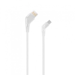 Καλώδιο USB Type-C, Earldom EC-026C, τύπου C, 1,0m, Λευκο - 14172White Καλώδιο USB Type-C, Earldom EC-026C, τύπου C, 1,0m, Λευκο - 14172White