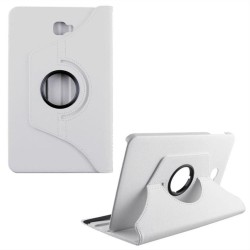ΘΗΚΗ SAMSUNG TAB A T580 10.1" LEATHER BOOK ROTATING STAND WHITE