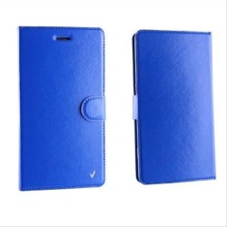 ΘΗΚΗ UNIVERSAL 4.5"-5.1" LEATHER BOOK 3M MAGNET BLUE