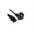 Καλώδιο τροφοδοσίας για PC και οθόνη 1,2m, 3 x 0,50mm. Σε μαύρο χρώμα (CAB-030)
