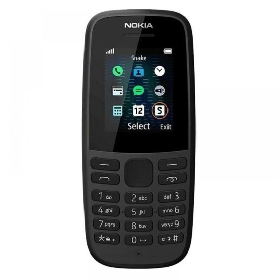 ΚΙΝΗΤΟ ΜΕ ΠΛΗΚΤΡΑ NOKIA 105DS 2019 1.77" DUAL SIM 2G 4MB/4MB (TA-1174) DUAL SIM BLACK GR