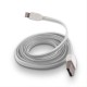 Forever cable USB - Lightning 1,0 m 1A white silicone flat T_0012046