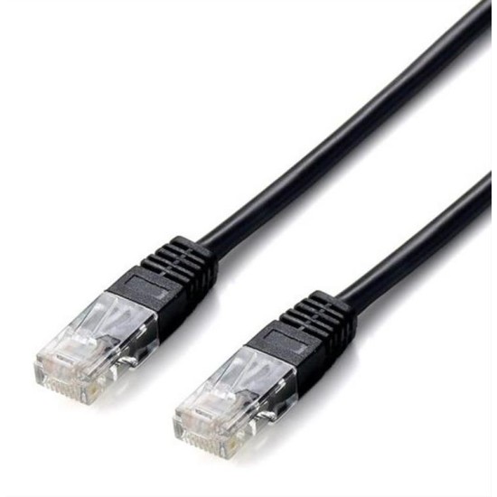 POWERTECH καλώδιο UTP Cat 5e CAB-N137, CCA 26AWG 0.4mm, 0.50m, μαύρο