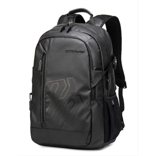 ARCTIC HUNTER τσάντα πλάτης B00387 με θήκη laptop 15.6", μαύρη ARCTIC HUNTER τσάντα πλάτης B00387 με θήκη laptop 15.6", μαύρη