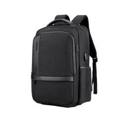 ARCTIC HUNTER τσάντα πλάτης B00120C-BK με θήκη laptop 15.6", μαύρη