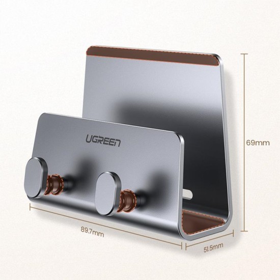 Ugreen metal wall mount for smartphone tablet black (LP193) Ugreen metal wall mount for smartphone tablet black (LP193)