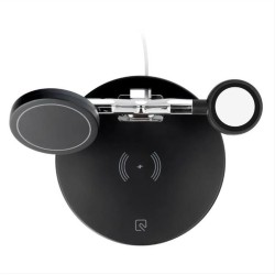 Wireless charger Qi 3in1 25W X970 support MagSafe black
