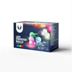 String Light LED FROSTED BALLS FB53 5m 30 balls multicolor 230V Forever Light RTV100237