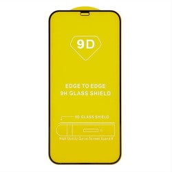 Tempered Glass 9D iPhone 12 Mini 5,4" black frame OEM0101025
