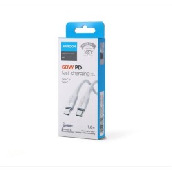 Joyroom durable USB Type C cable - USB Type C PD 60W 1.8m white (S-1830M3)