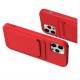 Card Case silicone wallet case with card holder documents for iPhone 11 Pro red