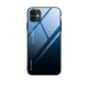 Gradient Glass Durable Cover with Tempered Glass Back iPhone 12 Pro / iPhone 12 black-blue