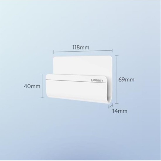 Ugreen wall mount smartphone stand for charging white (30394) Ugreen wall mount smartphone stand for charging white (30394)