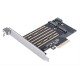 ORICO κάρτα επέκτασης PCI-e x4 σε NVMe M.2 M-key/B-Key PDM2 ORICO κάρτα επέκτασης PCI-e x4 σε NVMe M.2 M-key/B-Key PDM2