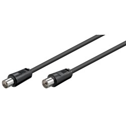 GOOBAY καλώδιο κεραίας αρσενικό σε θηλυκό 11722, <70dB, CCS, 2.5m, μαύρο GOOBAY καλώδιο κεραίας αρσενικό σε θηλυκό 11722, <70dB, CCS, 2.5m, μαύρο