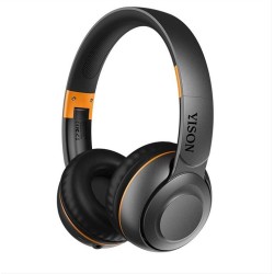 YISON headphones B3, wireless & wired, BT 5.0, μαύρα B3-BK