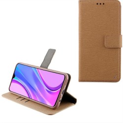 ΘΗΚΗ XIAOMI REDMI 9 6.53" ALLURE MAGNET BOOK STAND CLIP GOLD