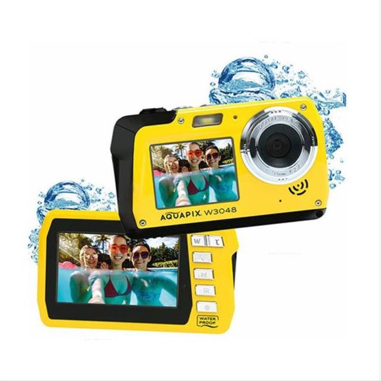 AQUAPIX WATERPROOF CAMERA W-3048 YELLOW EDGE AQUA10076 AQUAPIX WATERPROOF CAMERA W-3048 YELLOW EDGE AQUA10076