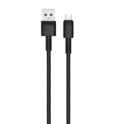 XO cable NB-Q166 USB - microUSB 1,0 m 5A black XO cable NB-Q166 USB - microUSB 1,0 m 5A black