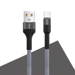 Maxlife MXUC-01 cable USB - microUSB 2A grey Fast Charge OEM001952