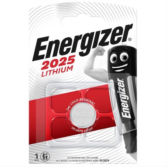 ENERGIZER CR2025 Μπαταρία λιθίου (κουμπί) σε blister 1 μπαταρίας.