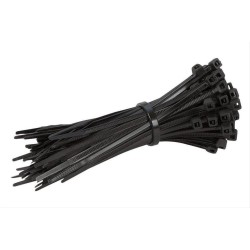 POWERTECH Δεματικά καλωδίων TIES-009, 200x3.6mm, μαύρα, 100τμχ POWERTECH Δεματικά καλωδίων TIES-009, 200x3.6mm, μαύρα, 100τμχ