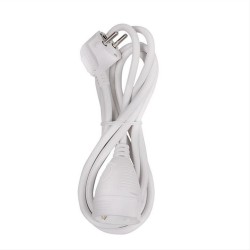 SONORA EC3W100 Προέκταση καλωδίου σούκο 3 μέτρα (3 x 1.5 mm²), σε λευκό χρώμα. SONORA EC3W100 Προέκταση καλωδίου σούκο 3 μέτρα (3 x 1.5 mm²), σε λευκό χρώμα.