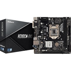 ASRock Motherboard H310CM-DVS s1151 2DDR4 DVI/DSUB/USB3.1 uATX