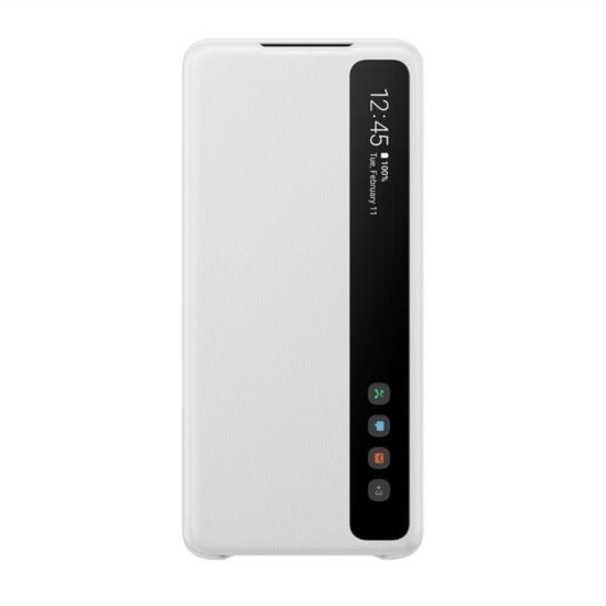 ΘΗΚΗ SAMSUNG S20 PLUS G985 CLEAR VIEW STANDING EF-ZG985CWEGEU WHITE PACKING