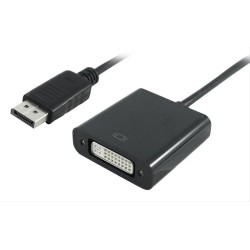POWERTECH converter DisplayPort σε DVI (F) PTH-029, 1920x1200p, μαύρο