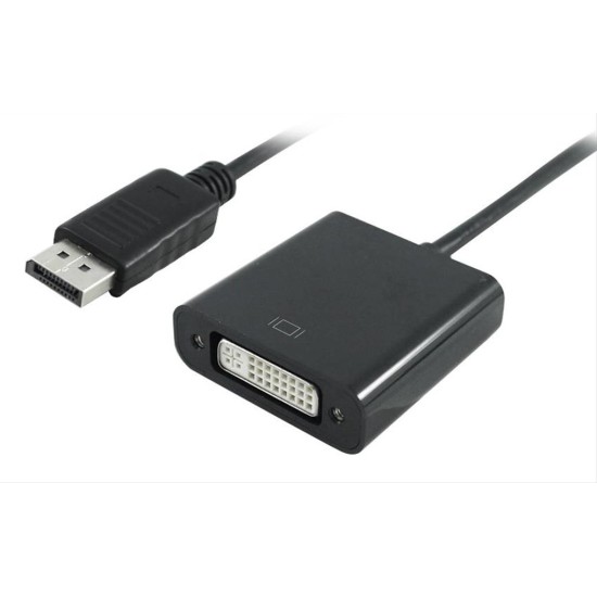 POWERTECH converter DisplayPort σε DVI (F) PTH-029, 1920x1200p, μαύρο