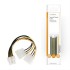 Καλώδιο-splitter τροφοδοσίας 2x Molex 4-pin σε EPS 8-pin, 0.15m.NEDIS CCGP74400VA015