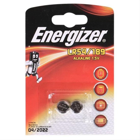 ENERGIZER LR54/189/2ΤΕΜ Αλκαλικές μπαταρίες Energizer LR54/189 σε blsiter 2 μπαταριών