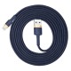 Baseus cable Yiven (8-pin | 1,8 m) navy blue 2A CALYW-A13