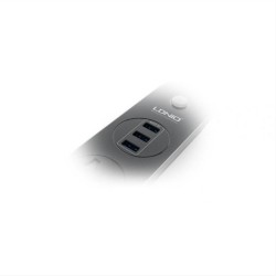 Πολύπριζο, LDNIO SC3301, 3 υποδοχές, 3 φόρτισης USB θύρες, 3.1A, 1,6m, Μαύρο