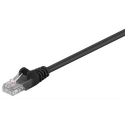 Καλώδιο δικτύου CAT 5e, U/UTP patchcable, 0.5m, σε μαύρο χρώμα 68643 Καλώδιο δικτύου CAT 5e, U/UTP patchcable, 0.5m, σε μαύρο χρώμα 68643