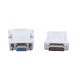POWERTECH Adapter VGA 15pin female σε DVI-I 24+5 pin male