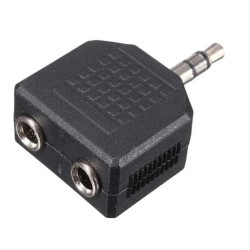 POWERTECH Αντάπτορας από stereo 3.5mm (M) σε 2x 3.5mm (F), nickel, 5τμχ POWERTECH Αντάπτορας από stereo 3.5mm (M) σε 2x 3.5mm (F), nickel, 5τμχ