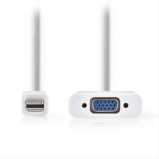 Καλώδιο - αντάπτορας mini DisplayPort αρσ.- VGA θηλ. NEDIS CCGP37850WT02