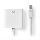 Καλώδιο - αντάπτορας mini DisplayPort αρσ.- VGA θηλ. NEDIS CCGP37850WT02