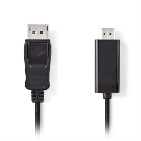 Καλώδιο εικόνας DisplayPort αρσ. σε HDMI αρσ., 2m. NEDIS CCGP37100BK20