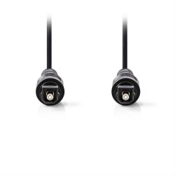 Καλώδιο οπτικής ίνας, TosLink αρσ. - TosLink αρσ., 10m. NEDIS CAGP25000BK100