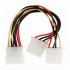 Καλώδιο-αντάπτορας τροφοδοσίας Molex σε 2x Molex 0,15m.