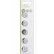 NEDIS Μπαταρία λιθίου (κουμπί) CR2032 3V σε blister 5 μπαταριών