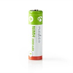 Επαναφορτιζόμενες μπαταρίες ΑΑ Νi-MH 2000 mAh 1.2V Ready to use, σε blister 4 μπαταριών.